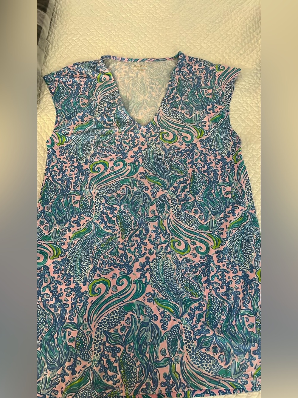 Lilly Pulitzer V-neck swim cover up